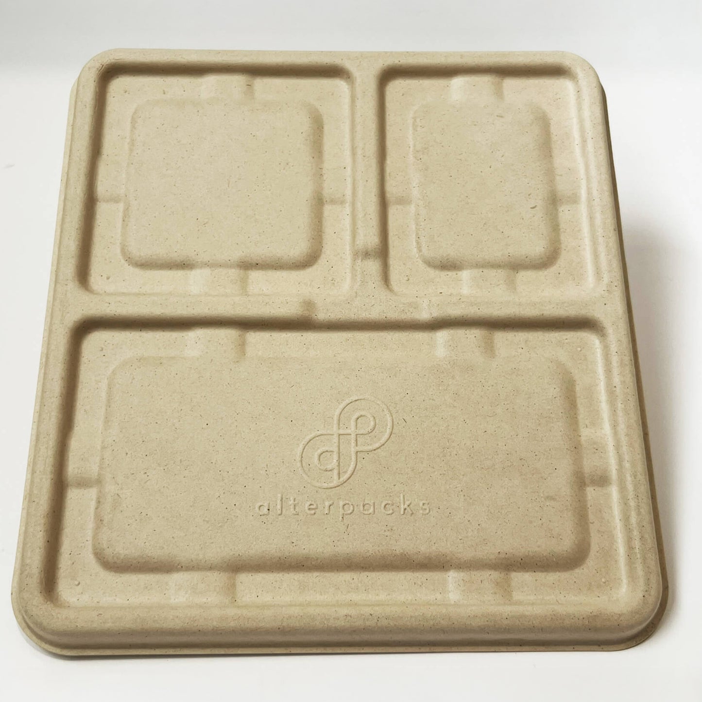 1100ml 3-Compartment Bento Lid | Per carton of 240
